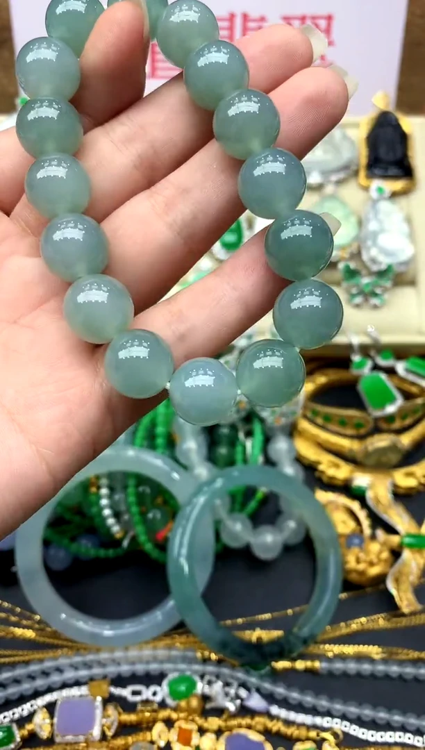 未镶嵌手串翡翠172-中国好珍宝