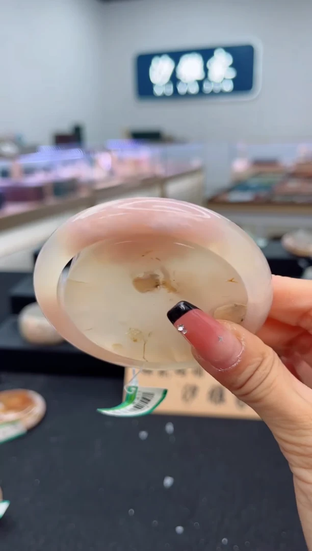 石英质玉手镯未镶嵌60圈口（赠品镯心）0