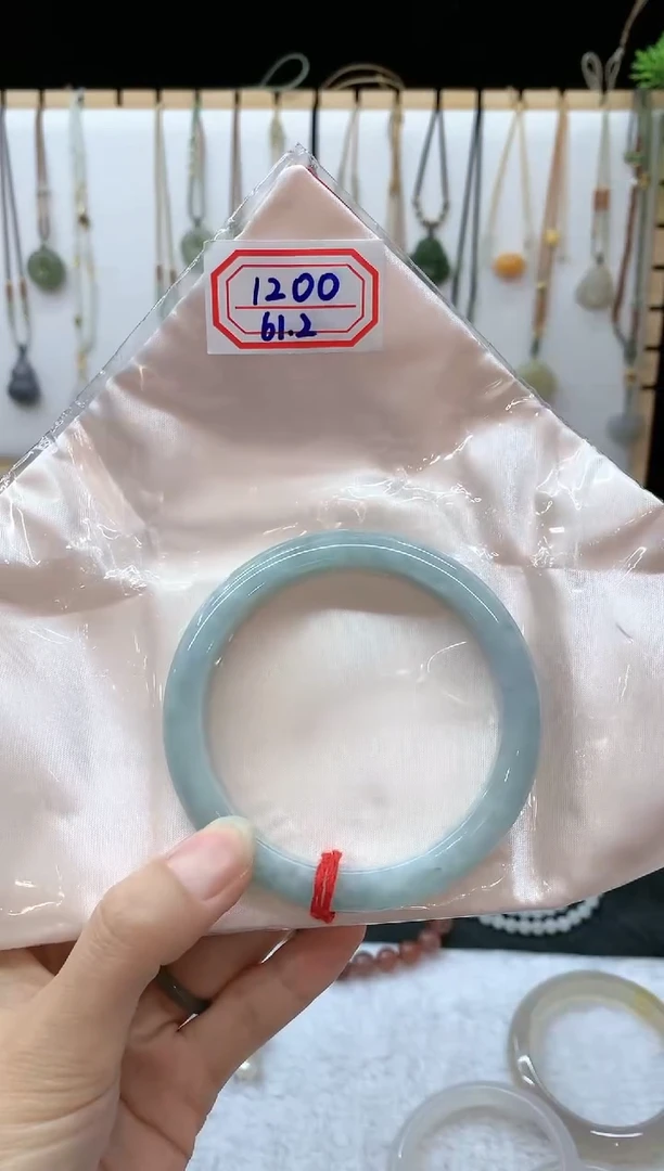 未镶嵌手镯翡翠糖*蛋手镯4