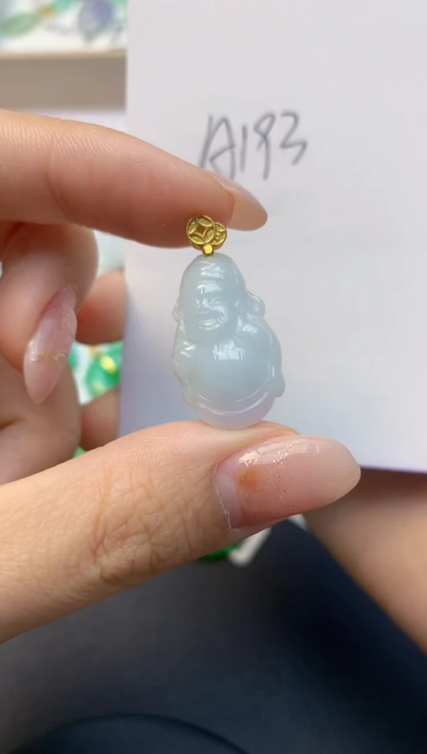 颈饰银S925镶嵌翡翠天然A货缅甸翡翠百元以上9元证书费自理