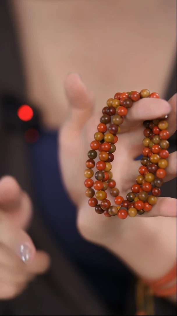 【闪购商品】南红玛瑙手链未镶嵌山楂树06多圈