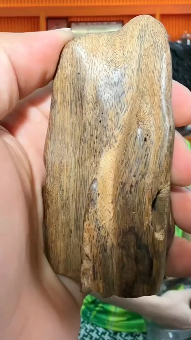 沉香手把件354号多样性发一