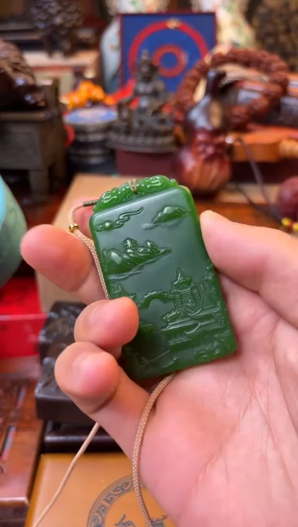 和田玉未镶嵌颈饰——————————————1583