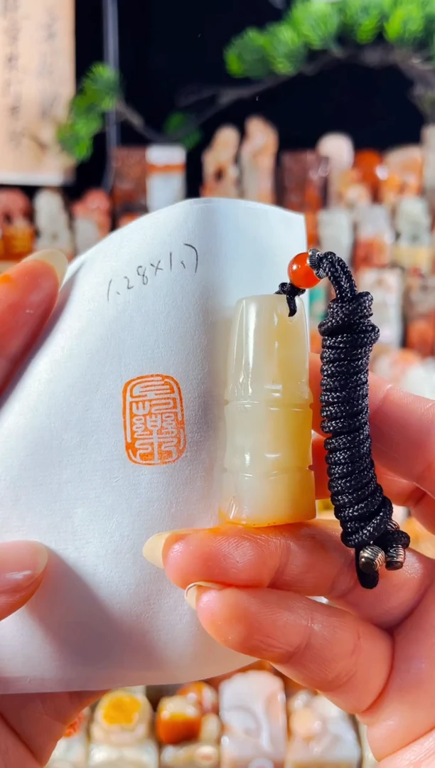 寿山石印石手工篆刻《长乐》