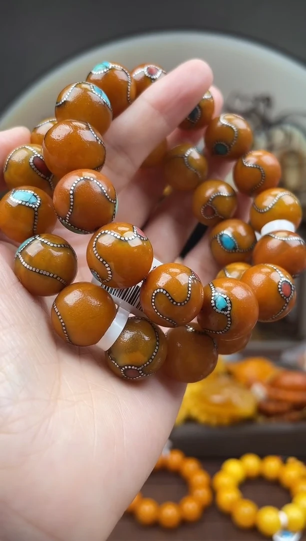 裸石琥珀未镶嵌首饰 假1赔4 （多样性发货1件