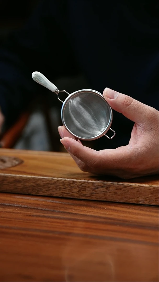 【闪购商品】不锈钢白把茶漏款