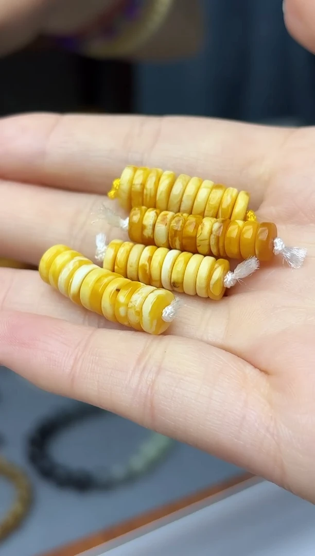 裸石蜜蜡未镶嵌蜜蜡配饰套装HS多样性发其一