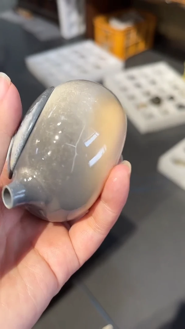 壶1号容量110-120ML高白泥 有泥纹