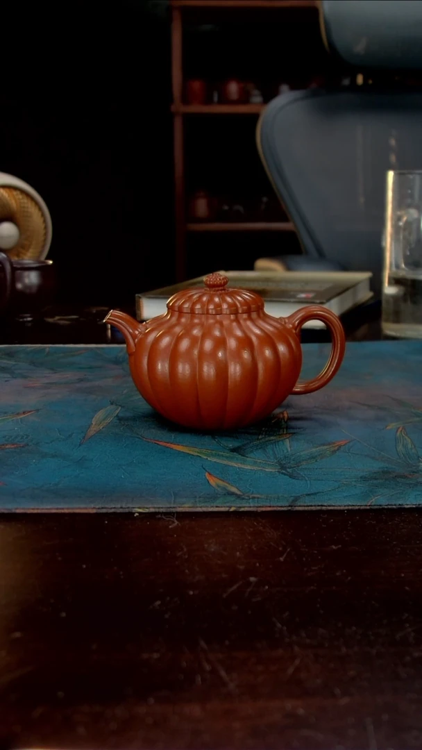 茶壶紫砂赵庄朱泥大红袍220cc