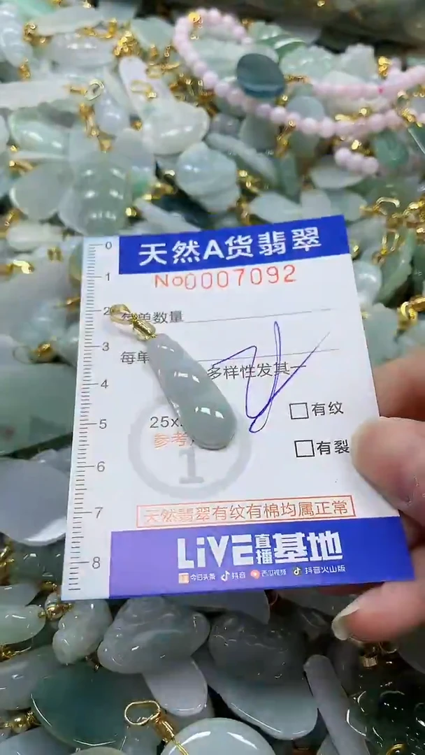 颈饰未镶嵌翡翠纯天然a货翡翠