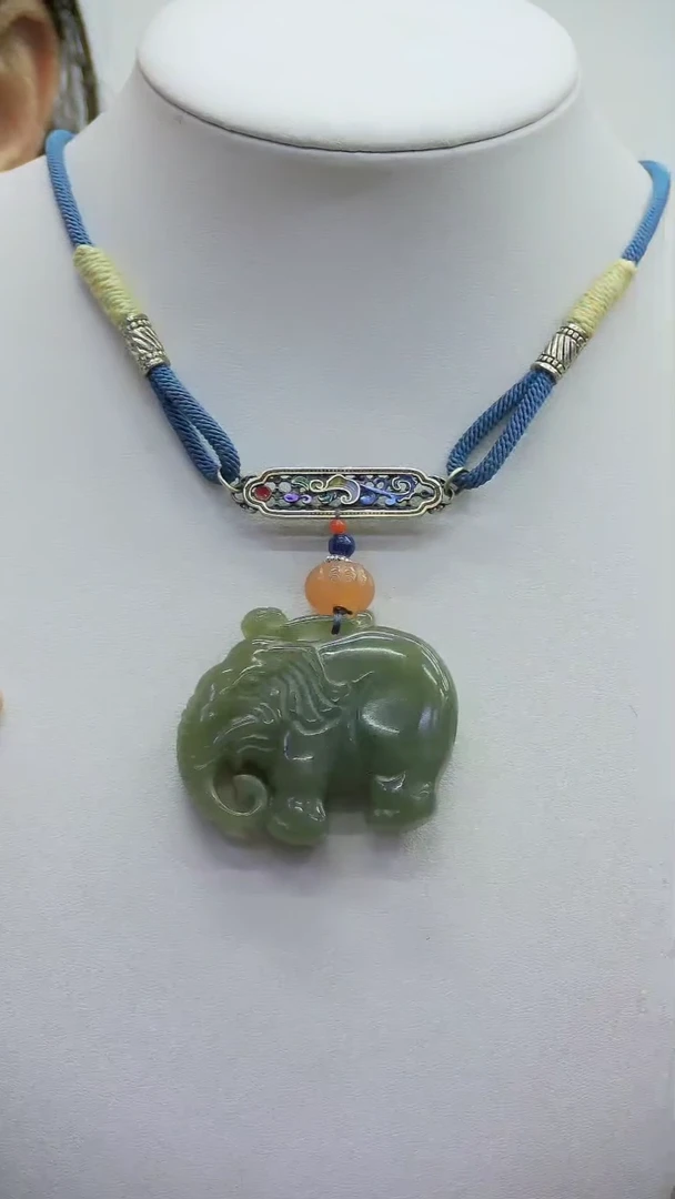 【闪购商品】和田玉颈饰未镶嵌大象