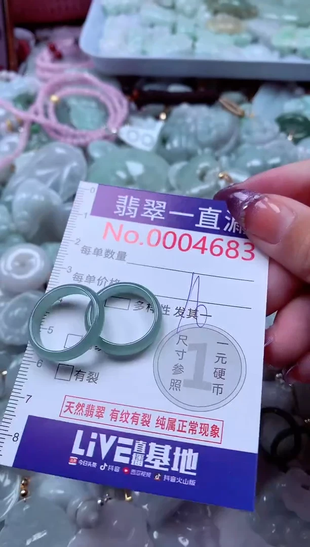翡翠未镶嵌吊坠(不含链)4683