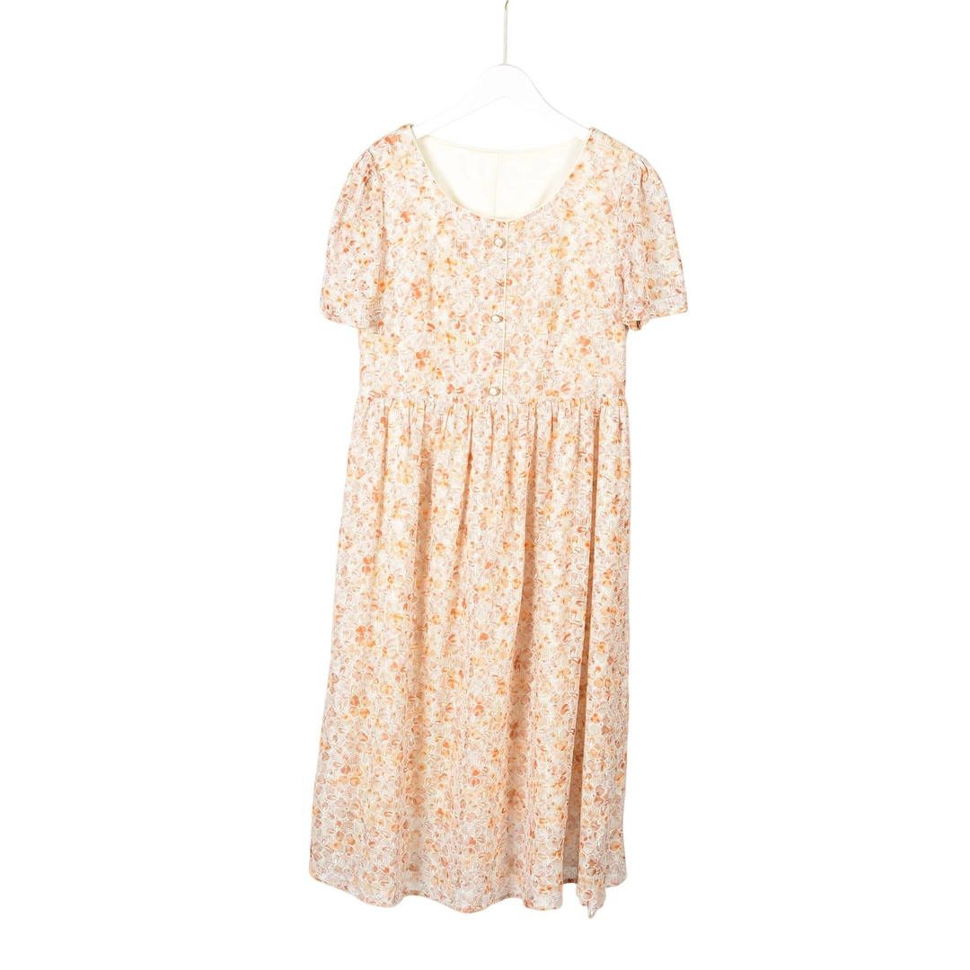 GPB2【专柜捡漏F-1】时尚女装DQB-连衣裙9602橘色正码