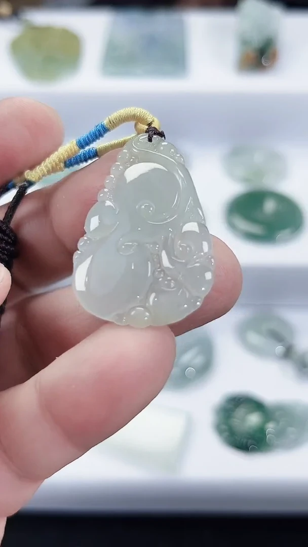 颈饰未镶嵌翡翠天然缅甸A货翡翠