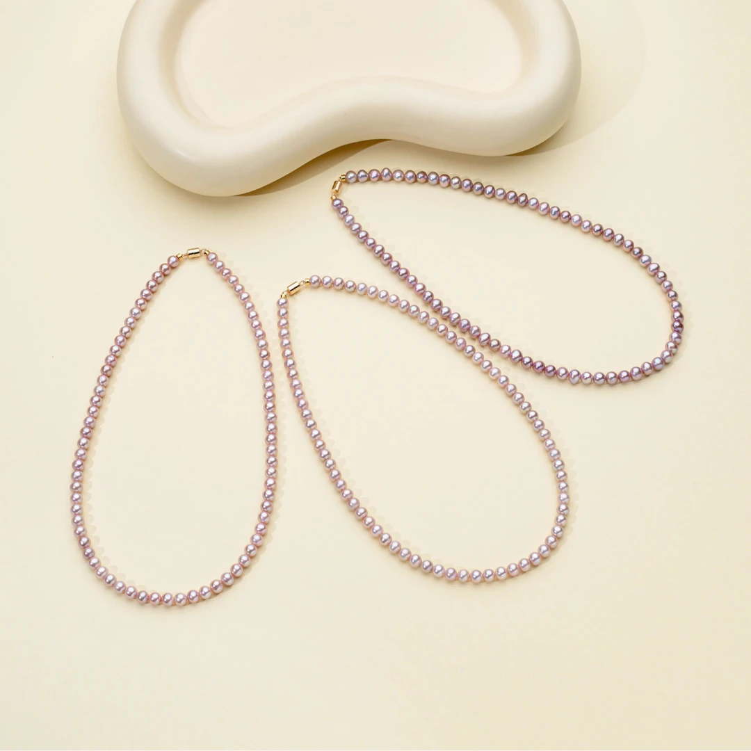 【洛可可】天然无核紫珠串链 5-6mm （多样性发一）