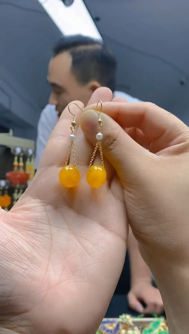 【闪购商品】玛瑙/玉髓耳饰合金27玛瑙耳饰