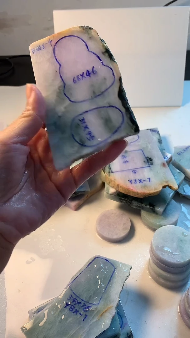 散珠翡翠翡翠玉石