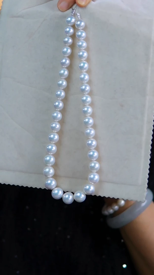 项链未镶嵌淡水珍珠11-13MM藏品级别