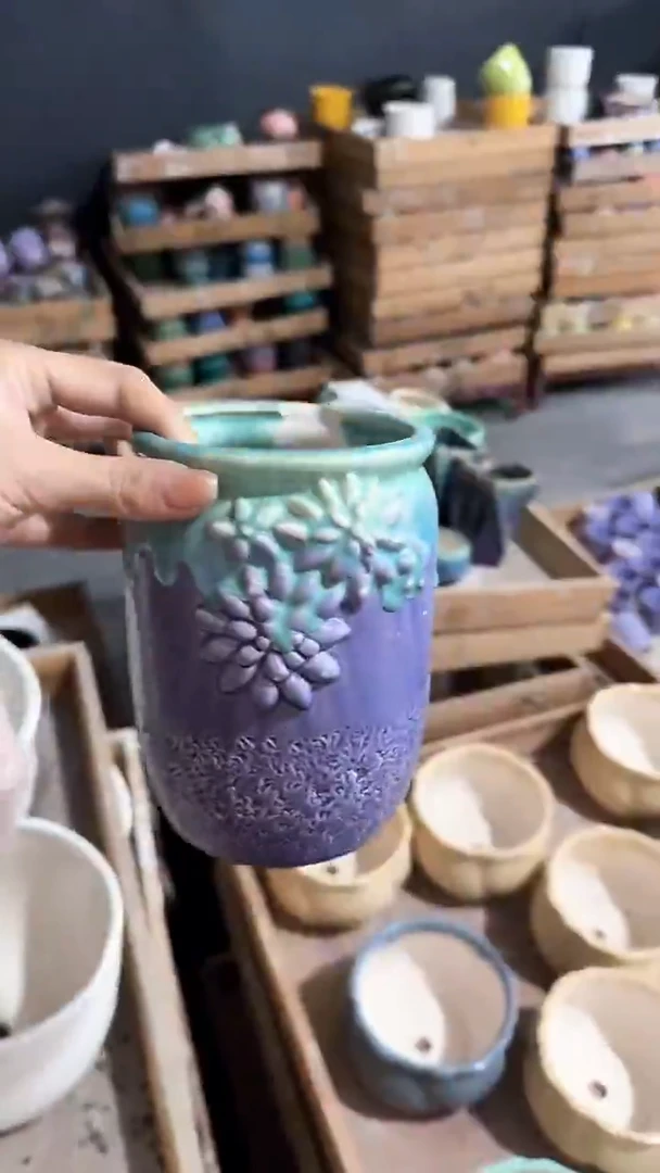 瑕疵陶瓷花盆+E51