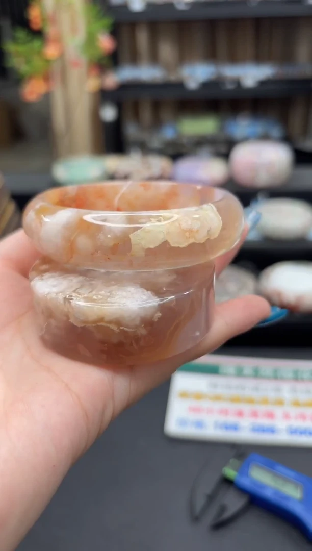 未镶嵌手镯石英质玉49(58圈赠送镯心)