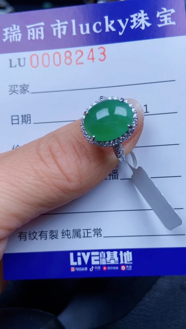 【闪购商品】翡翠颈饰银S925镶嵌8243