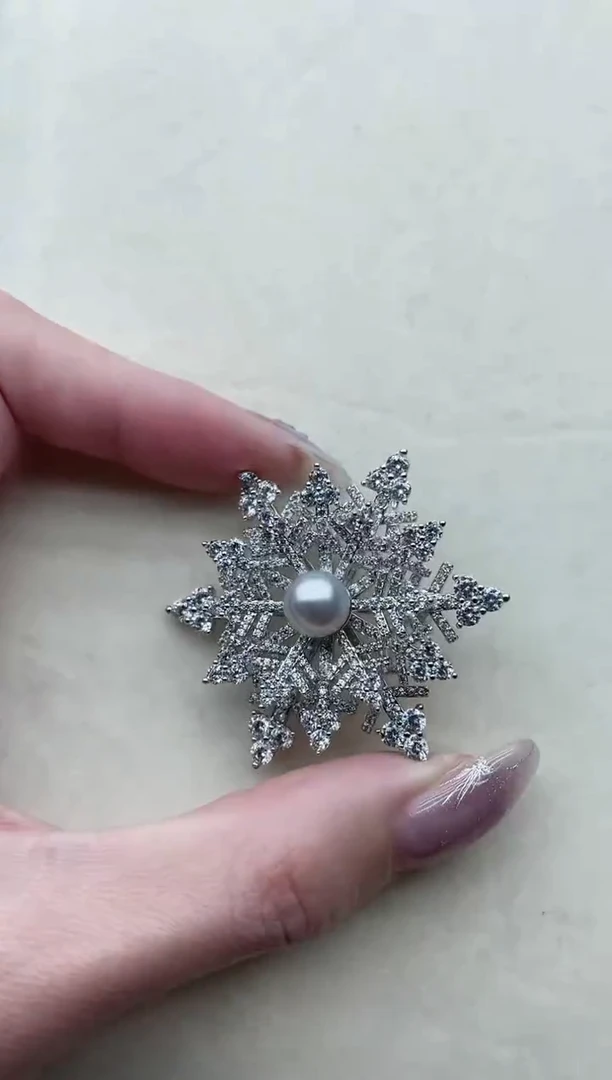 【闪购商品】海水珍珠胸针未镶嵌25