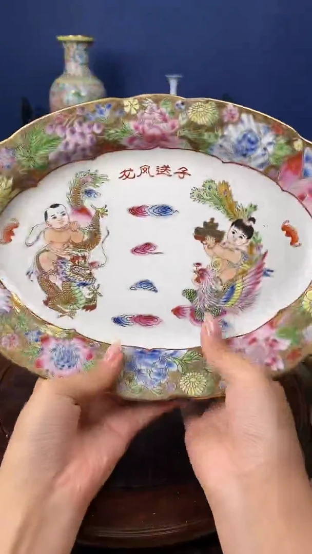 其他微瑕景德镇窑厂瓷摆件单件