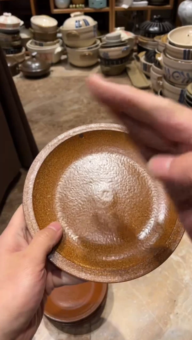 【闪购商品】瓷片834 微瑕紫砂平沿菜盘1个