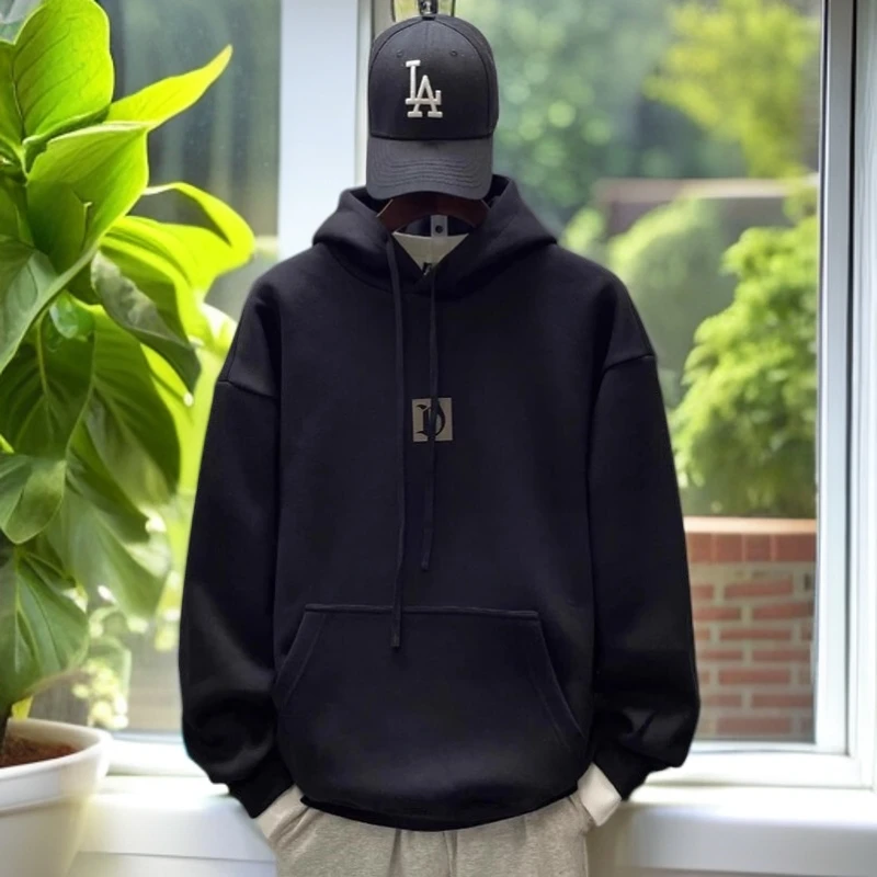 仓石一树春秋季连帽卫衣男潮牌痞帅外套重磅宽松运动帽衫男士上衣