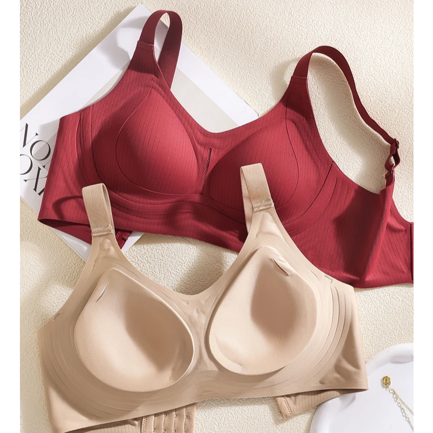 【樱桃姐专属】巨好穿提拉无痕乳胶聚拢内衣女1131