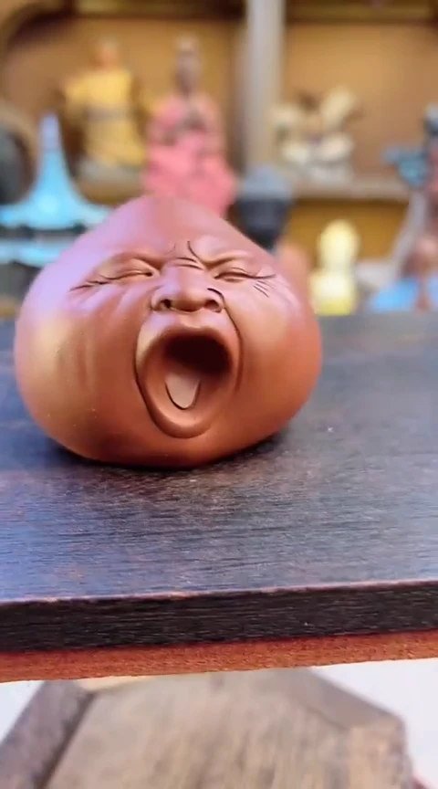 紫砂茶宠器闵茶宠摆件