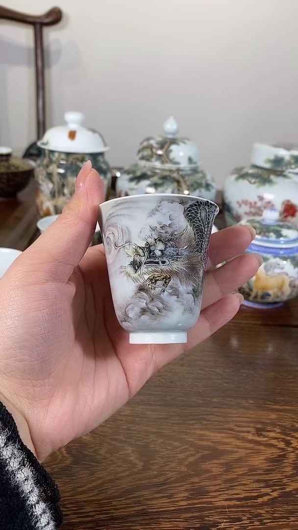 满园   生肖龙闻香杯