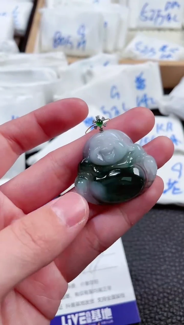 【闪购商品】翡翠颈饰18K金镶嵌00000376