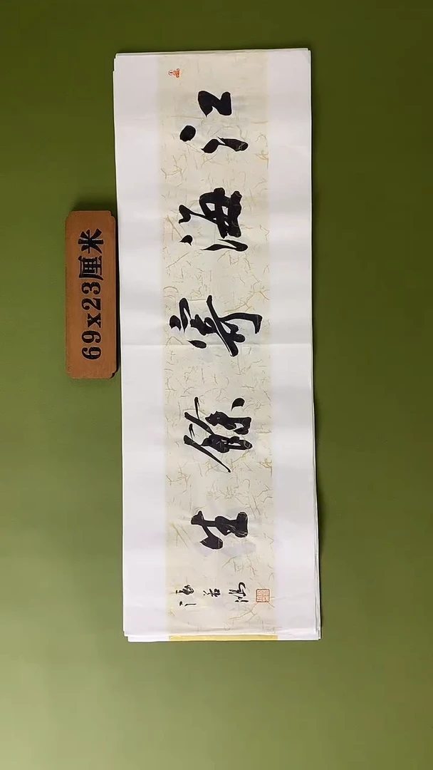 书法书法 张若鸿 尺寸69cm*23cm