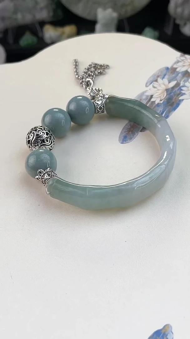 未镶嵌手链翡翠手工定制默认微瑕主播介绍为准