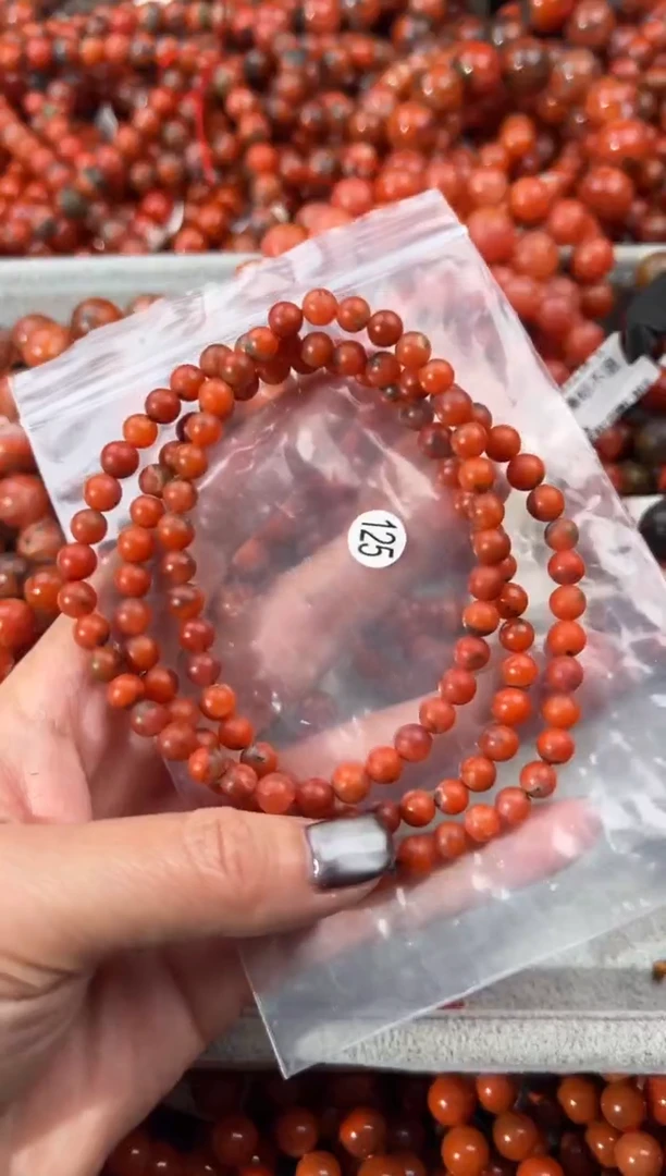 未镶嵌手串南红玛瑙6+