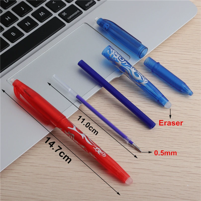 青岛柯莱出品小学生适用热易擦揉擦笔0.5mm魔力热敏可擦适合3至5