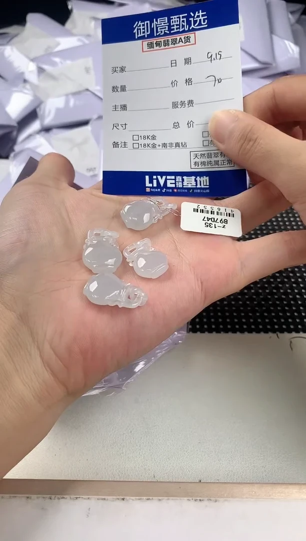 颈饰未镶嵌翡翠多样性发其一件12