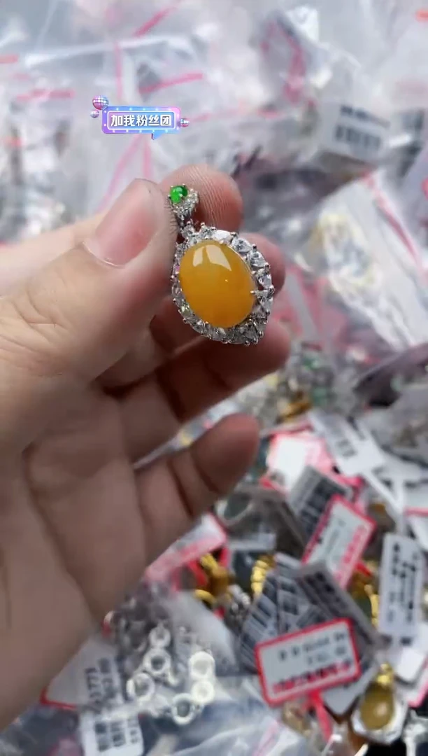 翡翠银S925镶嵌戒指33333---5