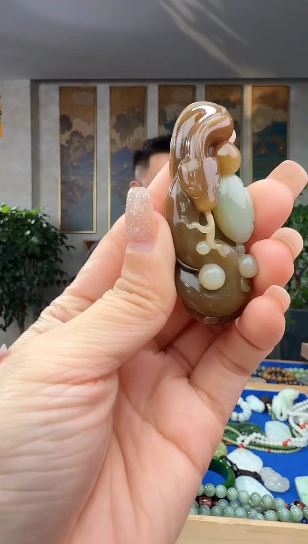 颈饰未镶嵌和田玉拍一发一