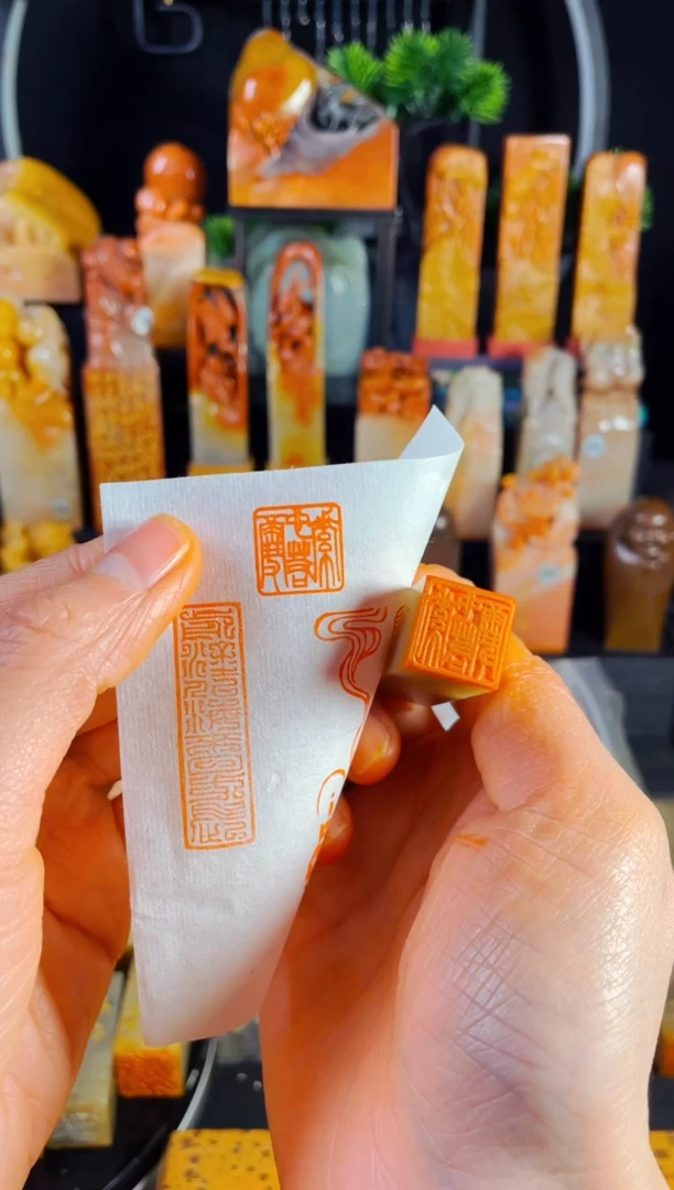 【闪购商品】巴林石印石手工篆刻《素心若雪》1.5巴林