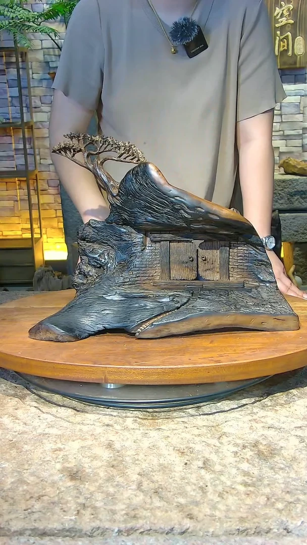 木继木木倒流香摆件