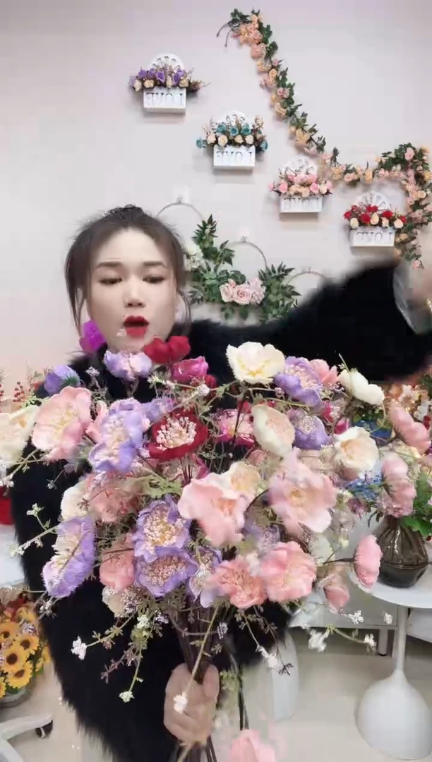15支芙蓉花混合装