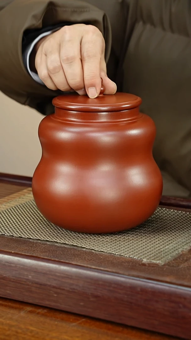宜兴原矿紫砂茶叶罐