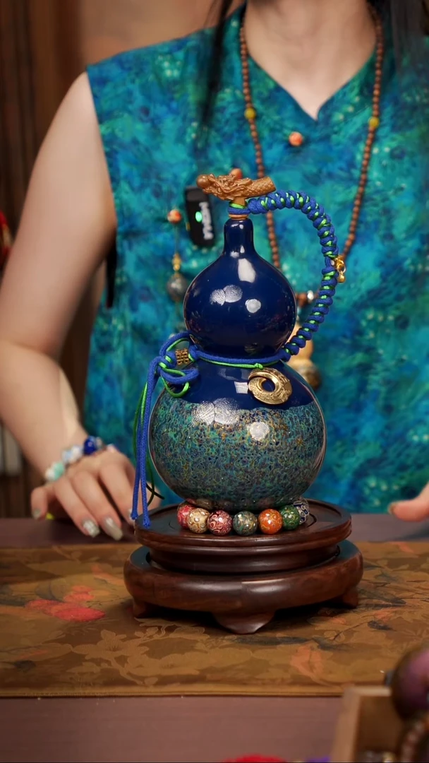 184易林高端工艺大漆酒葫芦--388