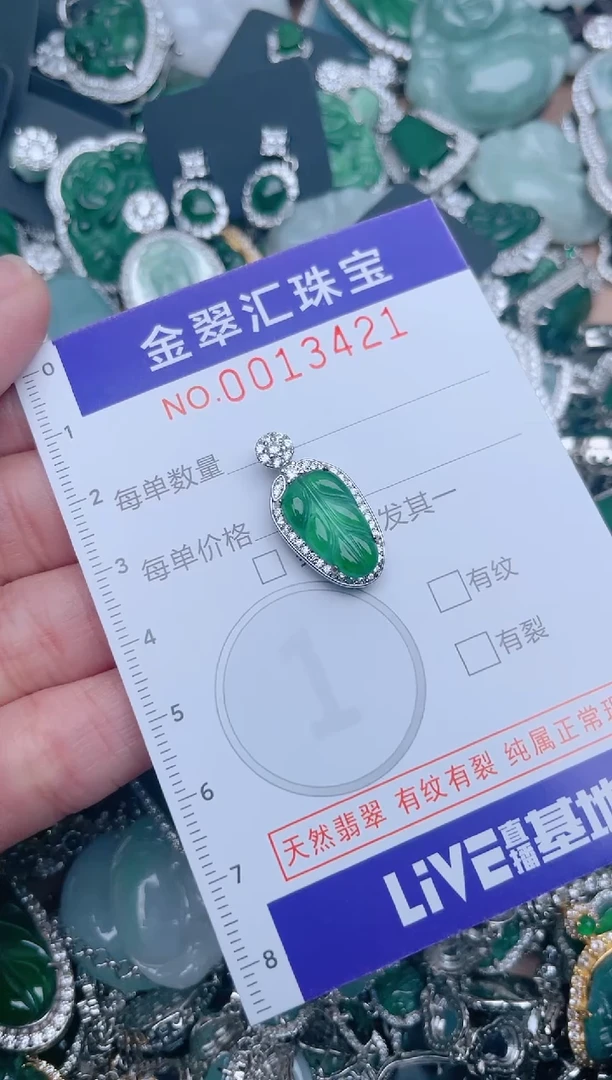 【闪购商品】翡翠颈饰未镶嵌13421.....1