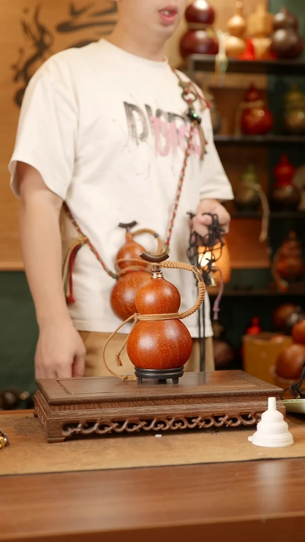 43号精品天然大漆酒葫芦一物一拍~