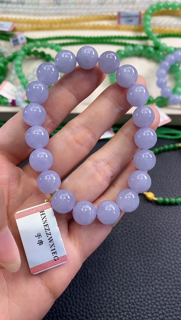 未镶嵌手串翡翠春日珠宝 D134多样性一件发紫货有色差