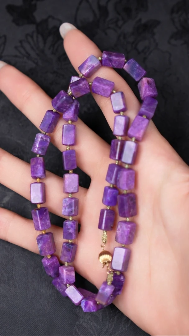 苏纪石（舒俱来）18K金镶嵌颈饰南非工厂抛货 不退不换 多样性发其1