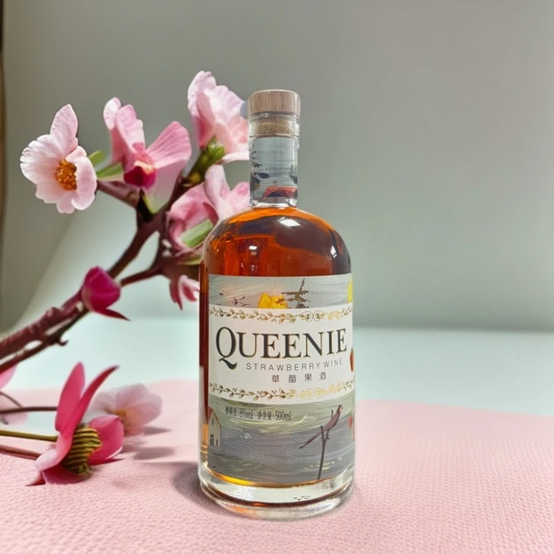 贵妮 草莓果酒8%vol 500ml单支无礼盒【LZ】